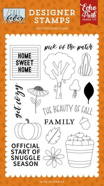 Echo Park - Clear Stamp - " Pick Of The Patch " - Stempelset