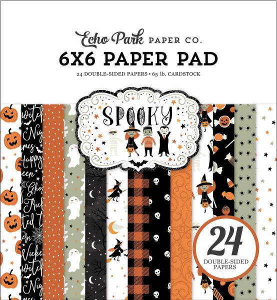 Echo Park - Paper Pad 6x6" - "Spooky" - Paper Pack