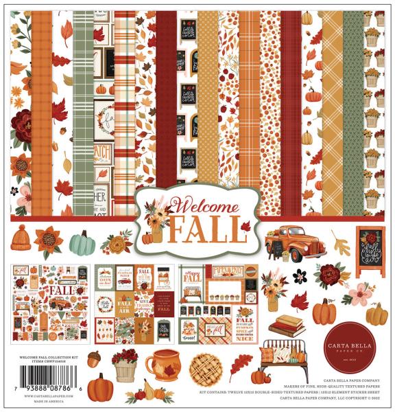 Carta Bella - Mega Bundle - "Welcome Fall" - Komplettpaket 
