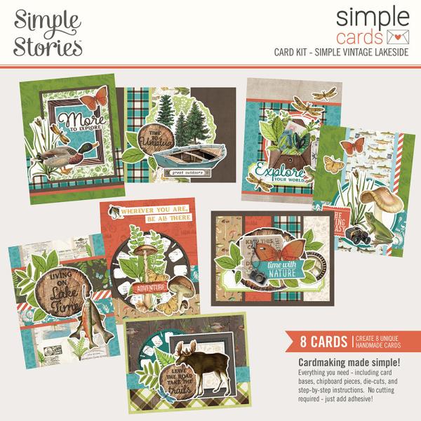 Simple Stories Simple Vintage Lakeside  Simple Cards Kit - Bits & Pieces