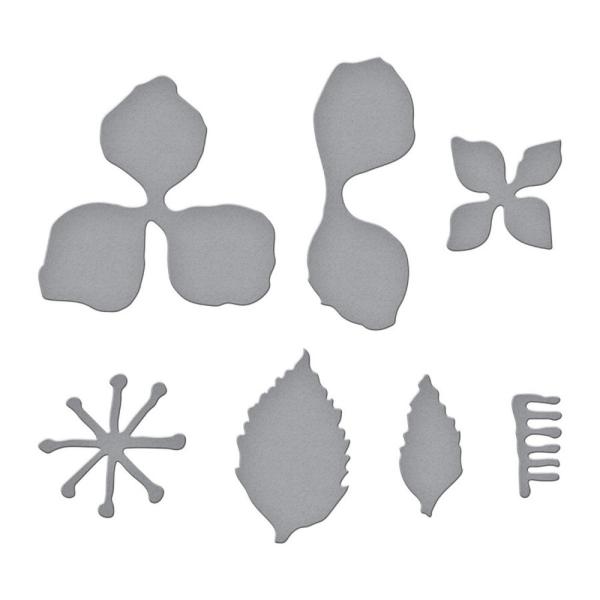Spellbinders Dies "Helleborus (Christmas Rose) Etched" Stanzschablonen