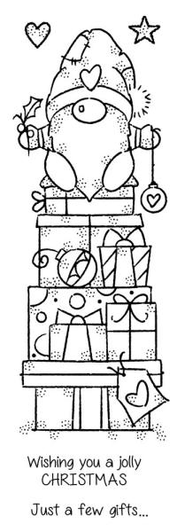 Woodware - Clear Stamps - Gnome Gifts  - Stempel 