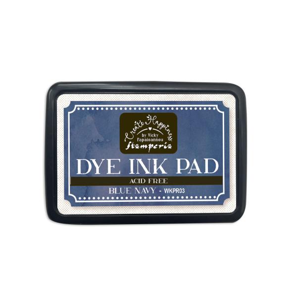 Stamperia - Create Happiness Dye Ink Pad - "Blue Navy" - Stempelkissen 