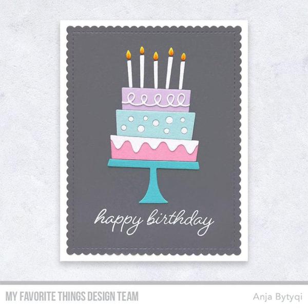 My Favorite Things Die-namics "Birthday Cake " | Stanzschablone | Stanze | Craft Die