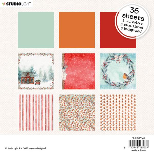 Studio Light - Paper Pad - Let It Snow - Paper Pack