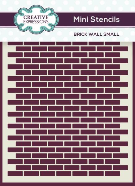 Creative Expressions - Stencil - Brick Wall Small - Schablone