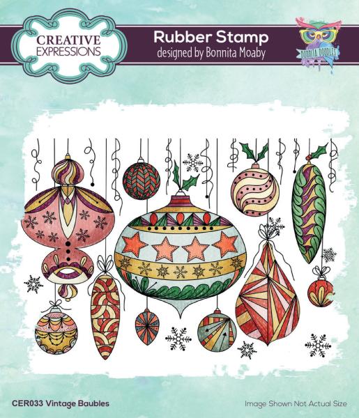 Creative Expressions - Clear Stamp A6 -  Vintage Baubles  - Stempel