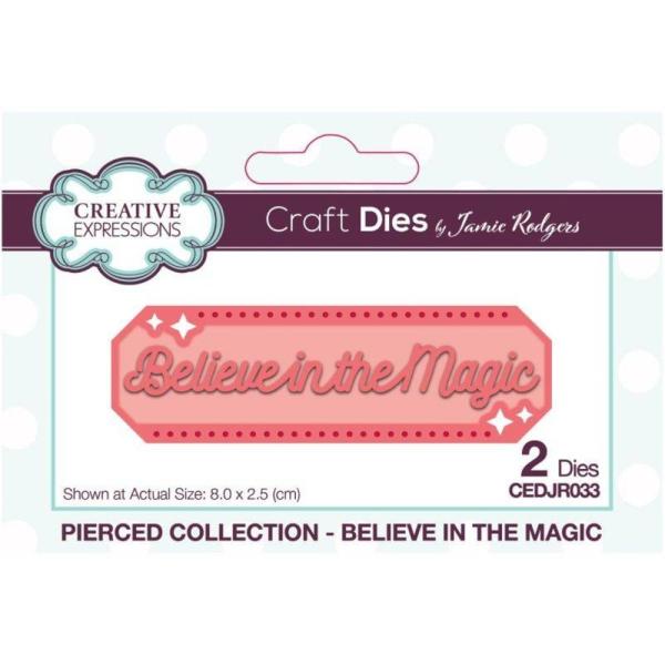 Creative Expressions - Craft Dies - Pierced Believe In The Magic - Stanze
