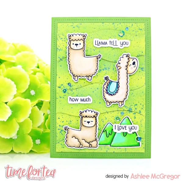 Time For Tea Clear Stamps Designs Llama Tell You