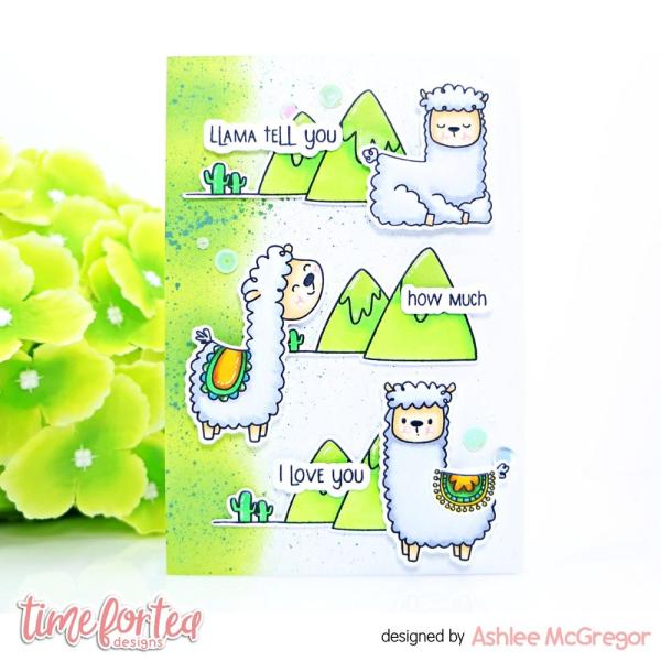 Time For Tea Clear Stamps Designs Llama Tell You