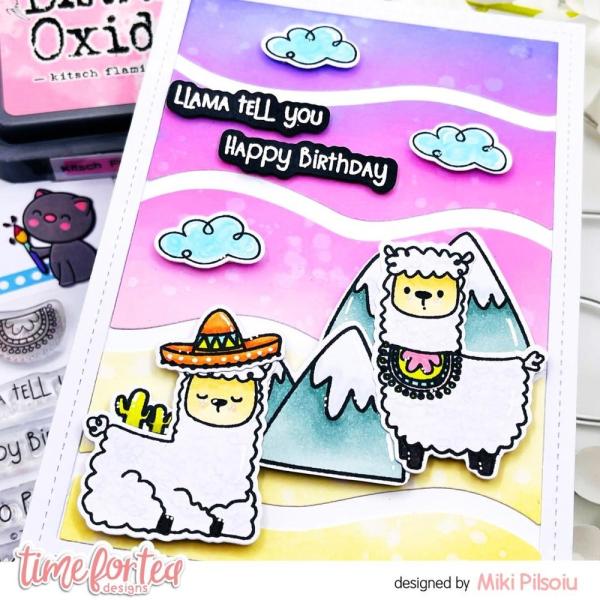 Time For Tea Clear Stamps Designs Llama Tell You