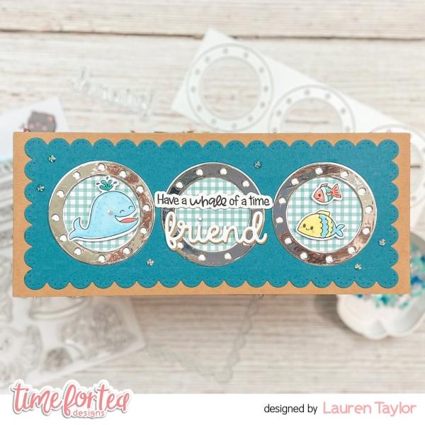 Time For Tea Dies Slimline Porthole 