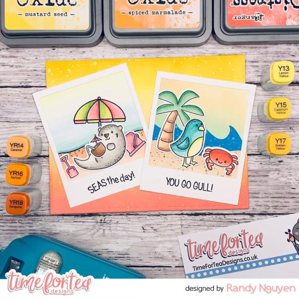 Time For Tea Clear Stamps Beach Buds 