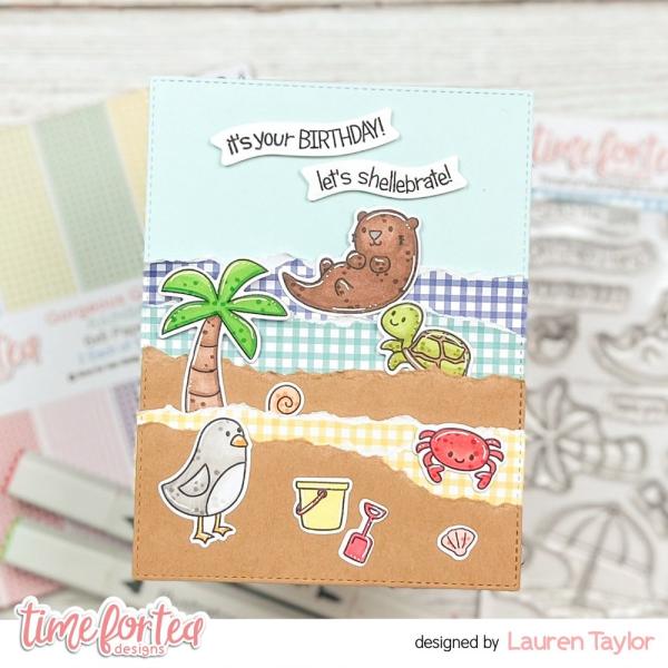 Time For Tea Clear Stamps Beach Buds 