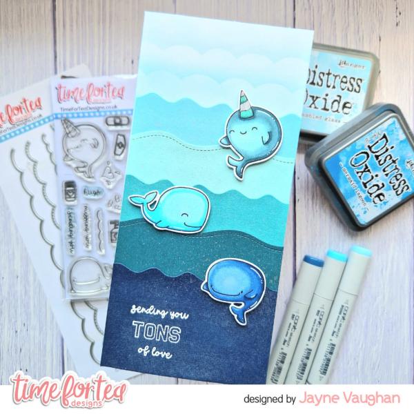 Time For Tea Clear Stamps Get Whale Soon