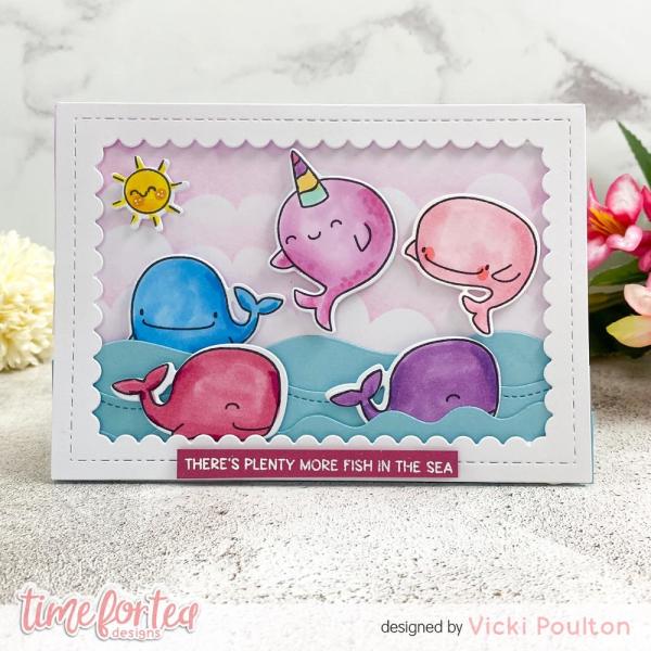 Time For Tea Clear Stamps Get Whale Soon