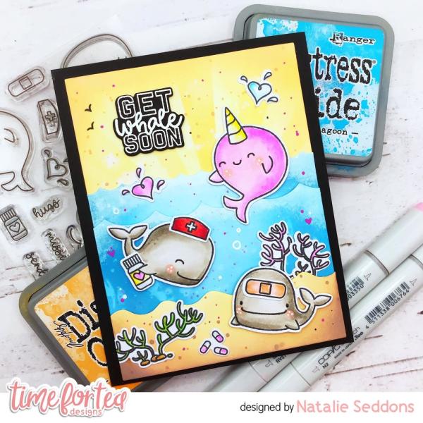 Time For Tea Clear Stamps Get Whale Soon