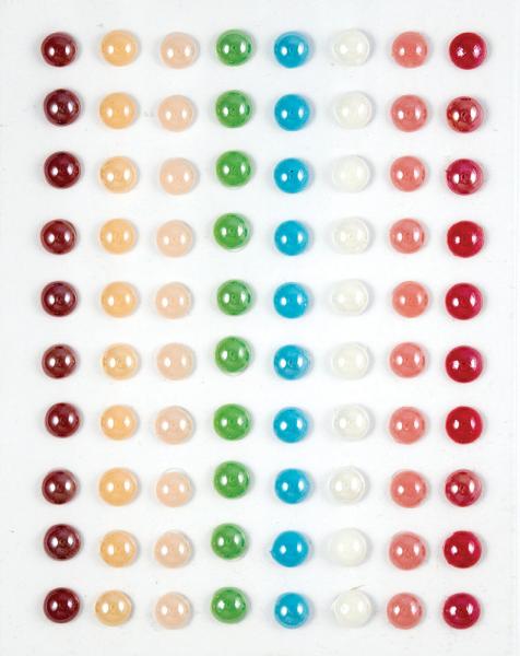 Craft Consortium - Enamel Dots - "  Candy Christmas  " - Klebesteine 
