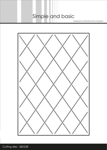 Simple and Basic " Quilted Background" Stanze -  Die