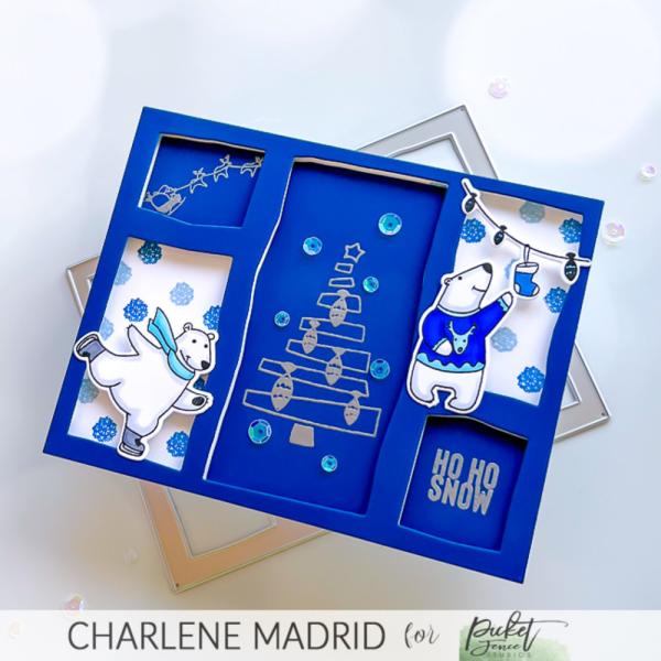 Picket Fence Studios - Dies - "A Polar Bear Christmas " - Stanze 