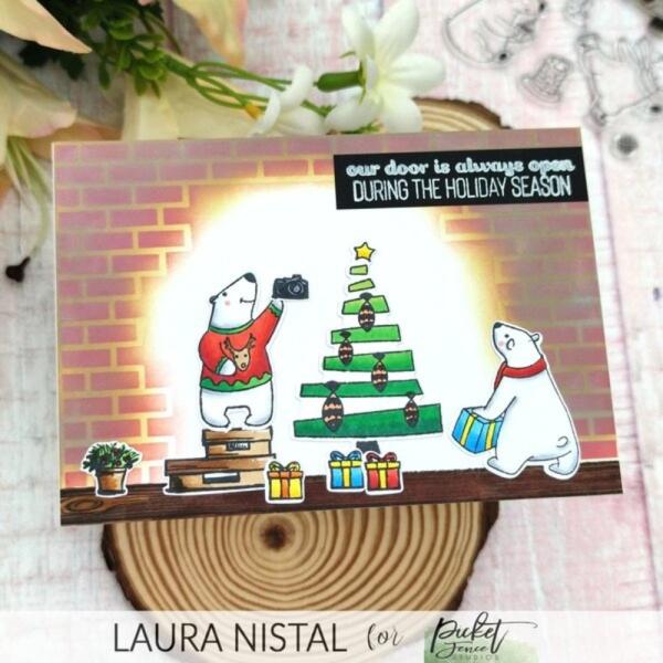 Picket Fence Studios - Dies - "A Polar Bear Christmas " - Stanze 