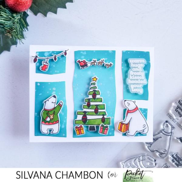 Picket Fence Studios - Dies - "A Polar Bear Christmas " - Stanze 