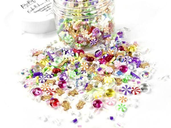 Picket Fence Studios - Embellishment -  Gingerbread House Candy Mix  - Streuteile 