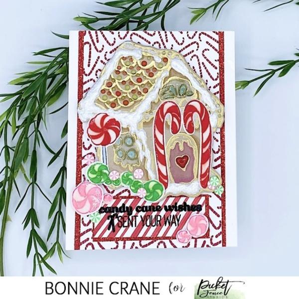 Picket Fence Studios - Embellishment -  Gingerbread House Candy Mix  - Streuteile 