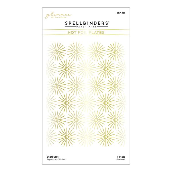 Spellbinders Hotfoil Plate - "Starburst " Glimmer