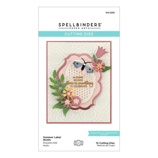 Spellbinders Dies "Summer Label Motifs " Stanzschablonen