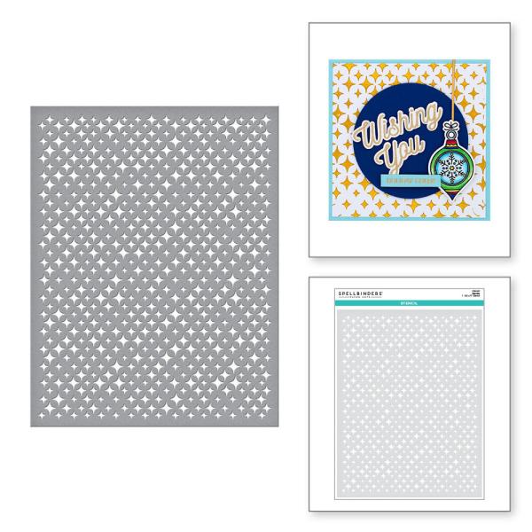 Spellbinders Stencil "Twinkle" - Schablone