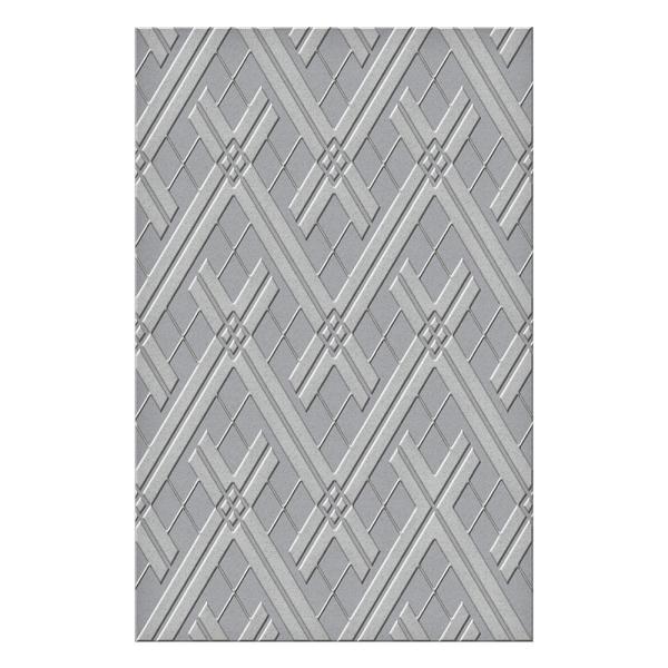 Spellbinders Embossingfolder "Argyle Socks" - Prägefolder