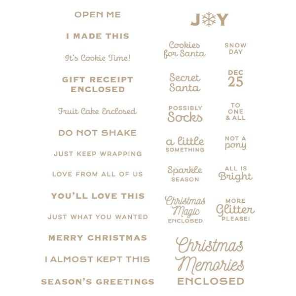 Spellbinders Hotfoil Plate - "Christmas Magic" Glimmer