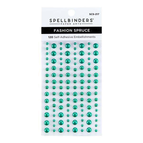 Spellbinders - Pearl Dots - "Fashion Spruce " - Halbperlen
