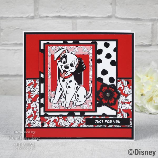 Creative Expressions - Card Making Kit 8x8 Inch - 101 Dalmatians  