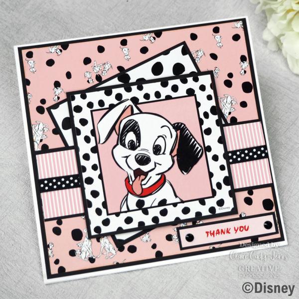 Creative Expressions - Card Making Kit 8x8 Inch - 101 Dalmatians  