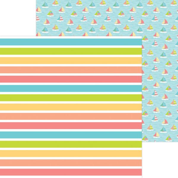 Doodlebug Design "Seaside Summer" 6" Paper Pack  - Designpapier 