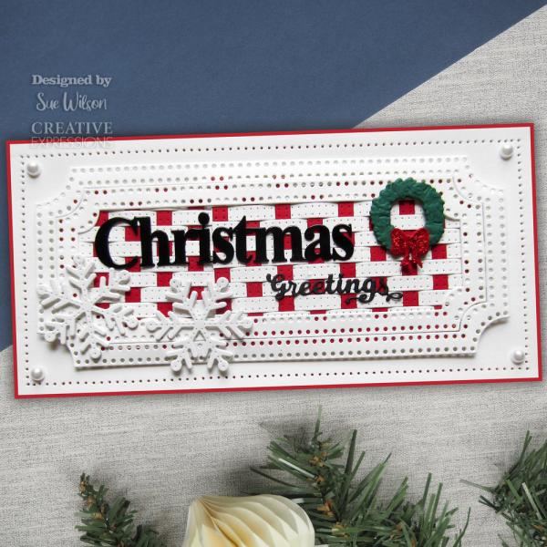 Creative Expressions - Craft Dies -  Slimline Cut Corner Rectangles - Stanze