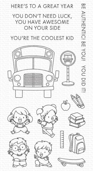 My Favorite Things Stempelset "School Is Cool" Clear Stamp Set