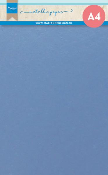Marianne Design - Metallic Paper A4 -  Light Blue 