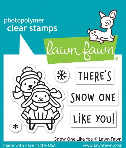 Lawn Fawn Stempelset "Snow One Like You" Clear Stamp