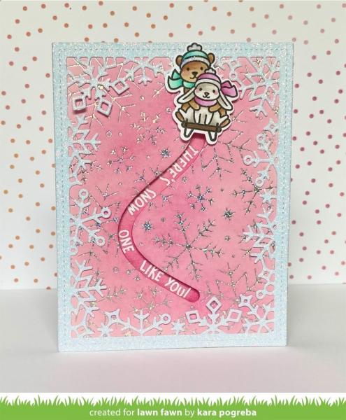 Lawn Fawn Stempelset "Snow One Like You" Clear Stamp