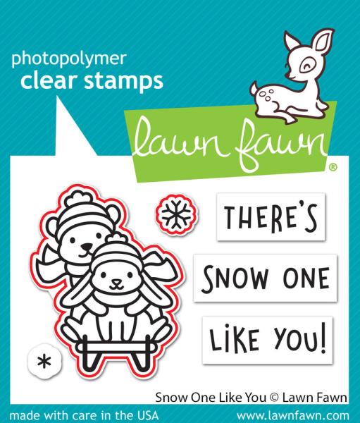 Lawn Fawn Craft Dies - "Snow One Like You" - Stanzen