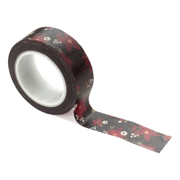 Echo Park - Washi Tape - "Gnome For Christmas Poinsettia" - Decorative Tape 