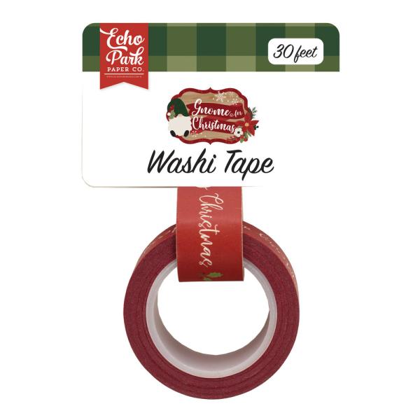 Echo Park - Washi Tape - "Merry Christmas Mistletoe" - Decorative Tape 