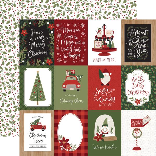 Echo Park - Paper Pad 6x6" - "Gnome For Christmas" - Paper Pack