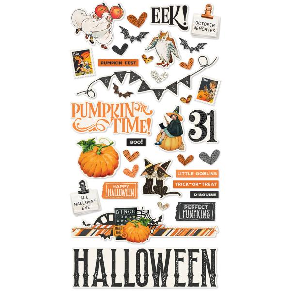 Simple Stories - Simple Vintage October 31st - Chipboard Sticker 
