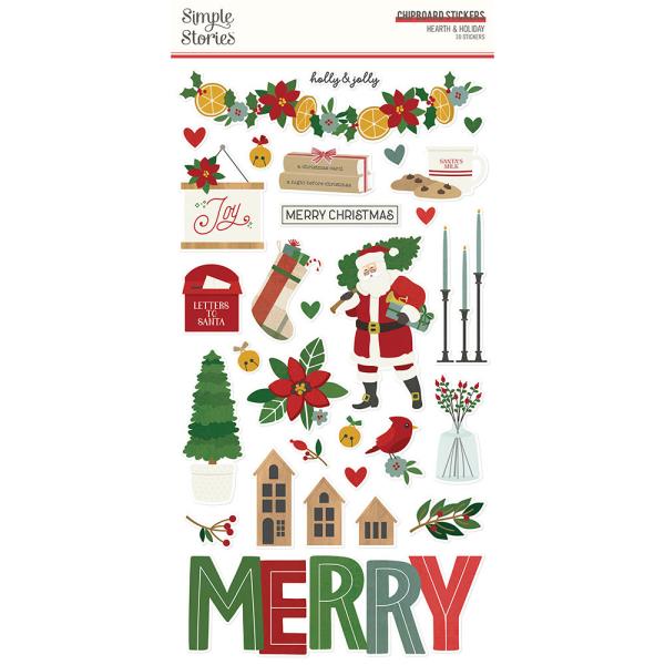 Simple Stories - Stories Hearth & Holiday - Chipboard Sticker 