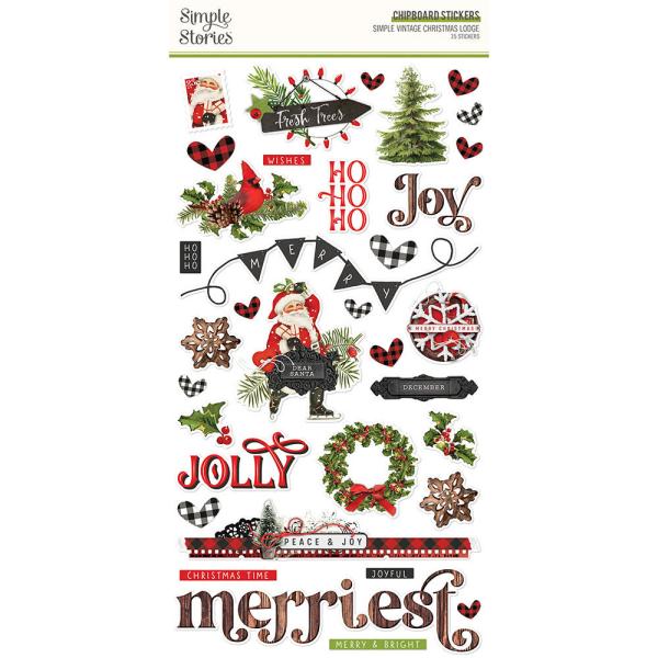 Simple Stories - Simple Vintage Christmas Lodge  - Collectors Essential Kit 