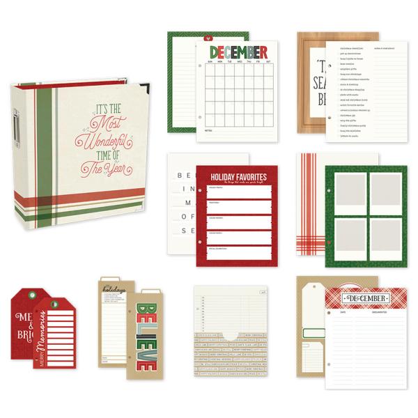 Simple Stories SN@P! Binder - Album 6x8 Inch - Hearth & Holiday 